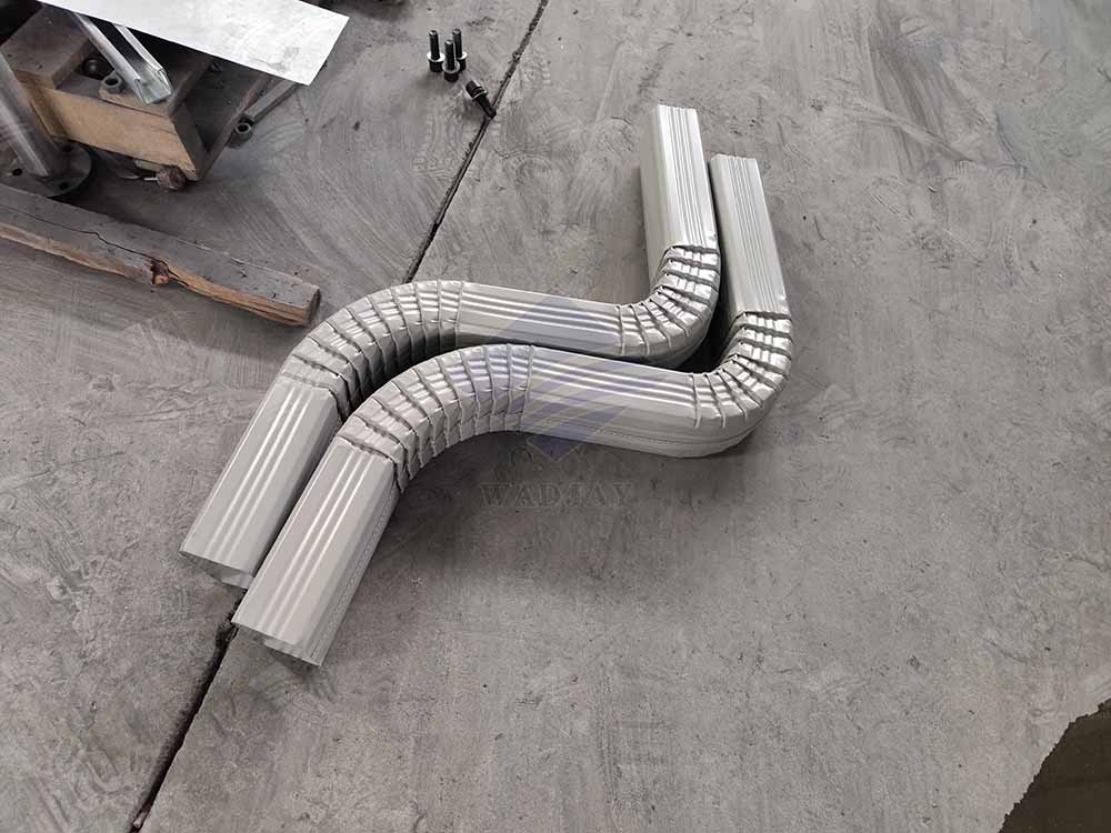 High Speed Rainwater Downspout Forming Machine For Metal Gutter Drainage System