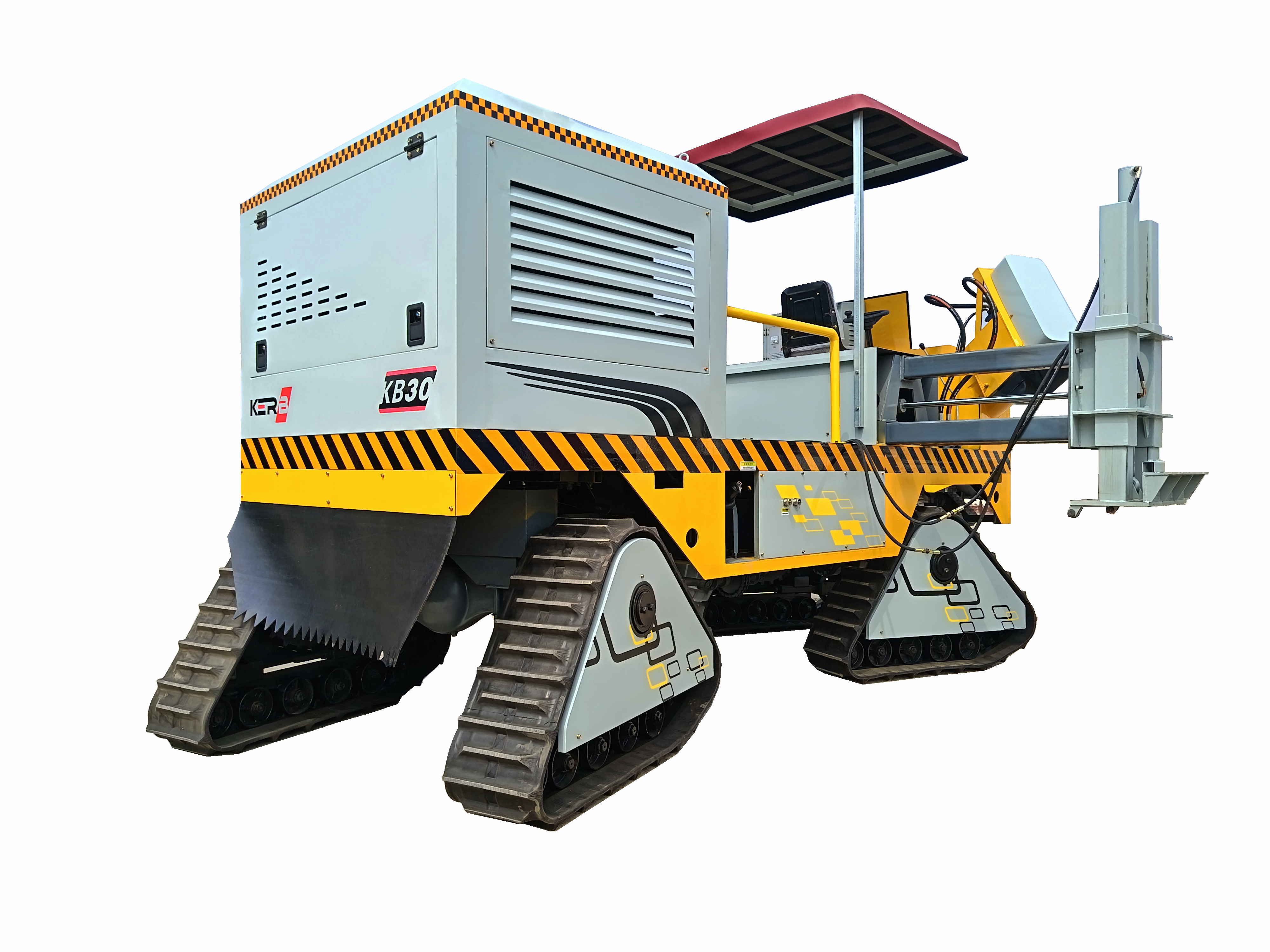 Roadside Trench Forming Slipform Curb Machine Concrete Drainage Ditch Slipform Paver