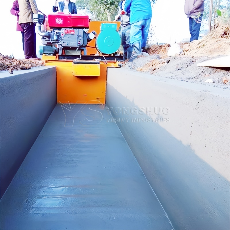 Corridor Trapezoidal Water Channel Forming Machine