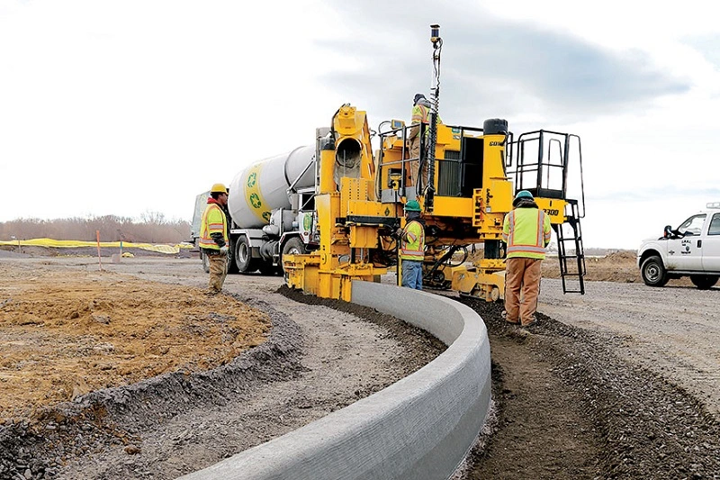 SMC6500 Road Machinery 4.5m Width Cement Concrete Slipform Paver