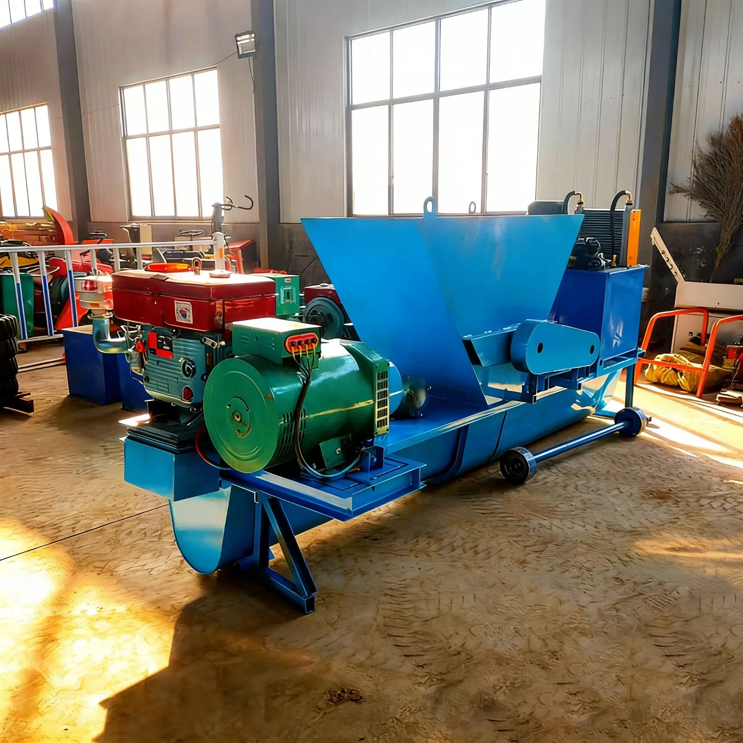 Machines for Building Concrete Drainage Ditchesenergy-Saving Slipform Machinewater Ditch Molding Machine