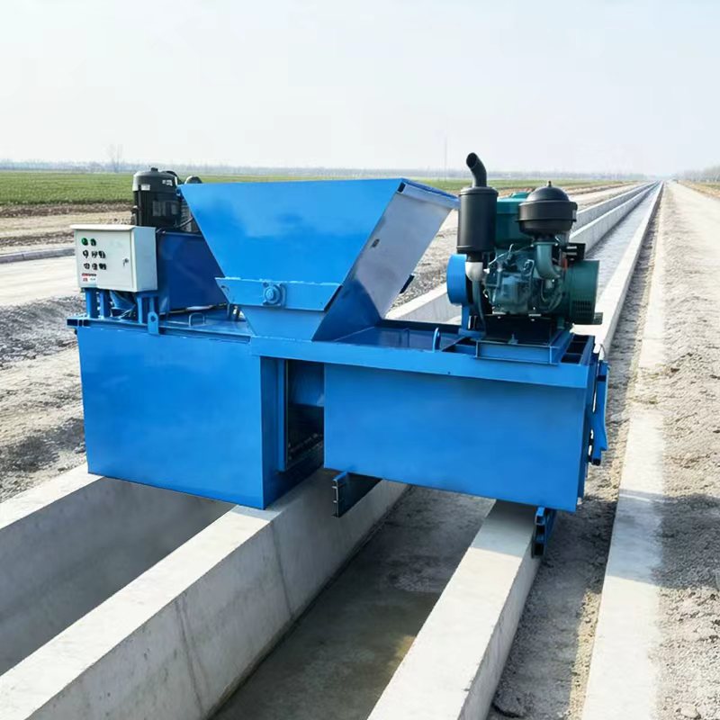 Brand Municipal Drainage Ditch Molding Machine Automatic One-Time Concrete Road PLC Control Engine Gear Pump Motor 1 Year High