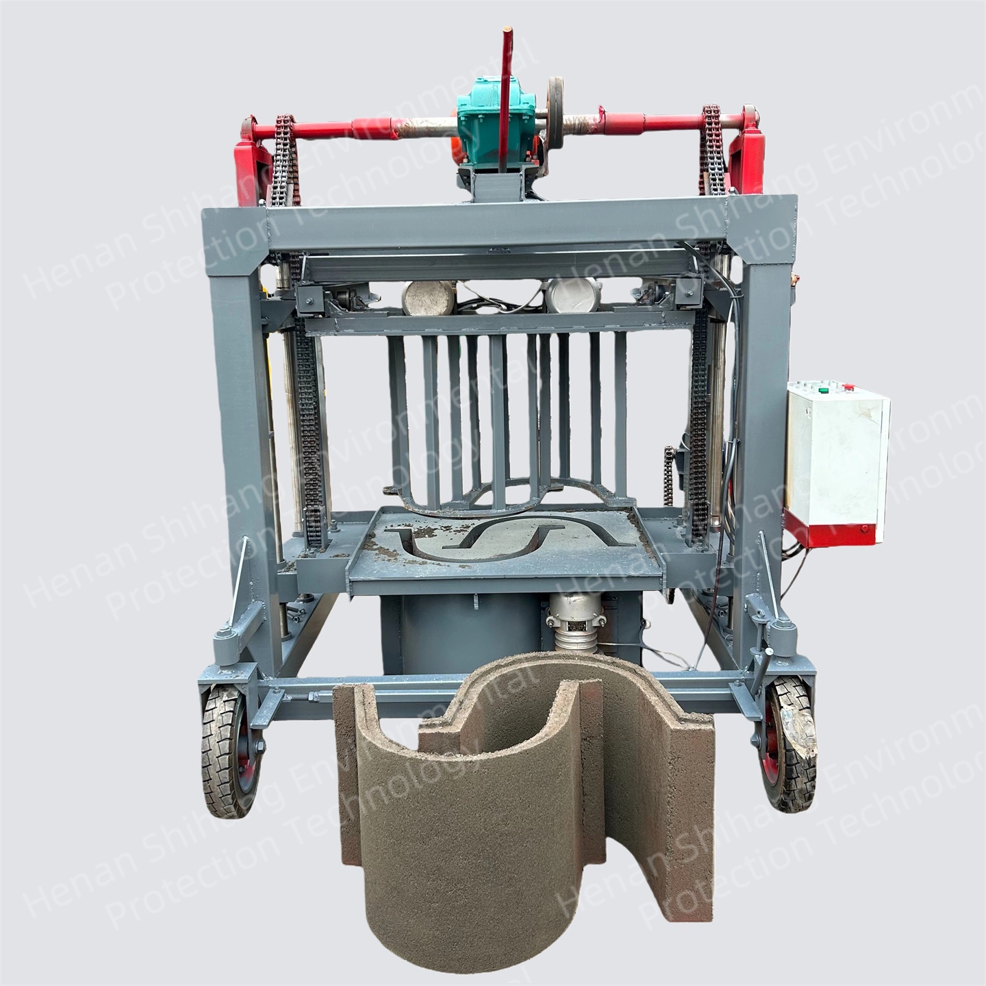 Manufacturer's Hot-selling Drainage Ditch U-shaped Water Channel Forming Machine, Cement Concrete Ditch Channel Forming Machine