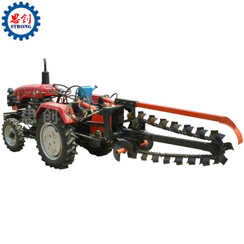 Farm Tractor Use Wheel Disc Trencher/60cm Ditcher Machine