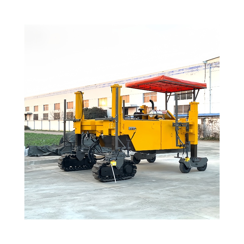 High-Performance Slipform Paver for Precise Curb and Gutter Construction