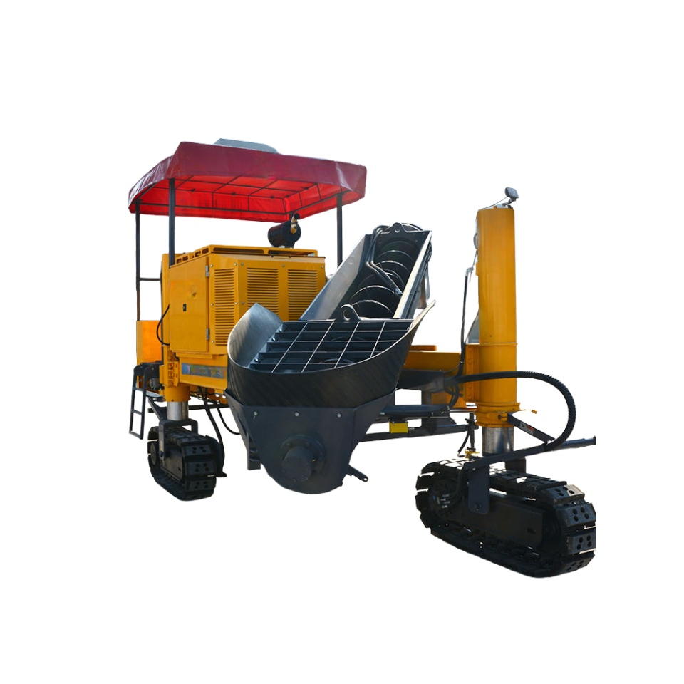 High-Performance Slipform Paver for Precise Curb and Gutter Construction