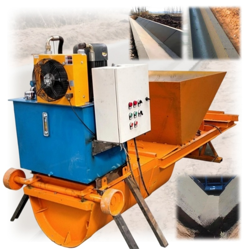 Concrete Lining Canal Machine Automatic Water Channel Forming Equipment for Drainage and Irrigation