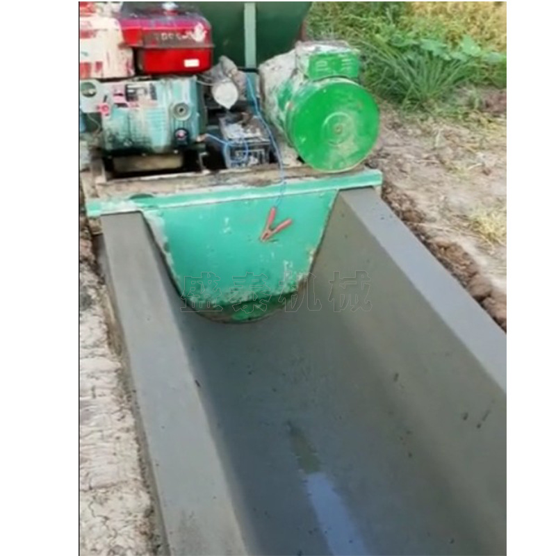 Concrete Ditch Forming Machine Lining Drainage Pipeline Trenching Machine