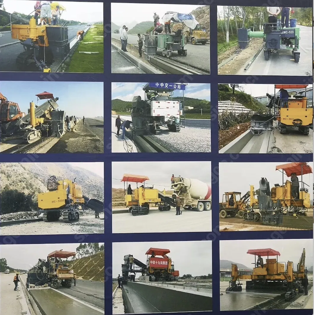 Project Sites for Slipform Pavers