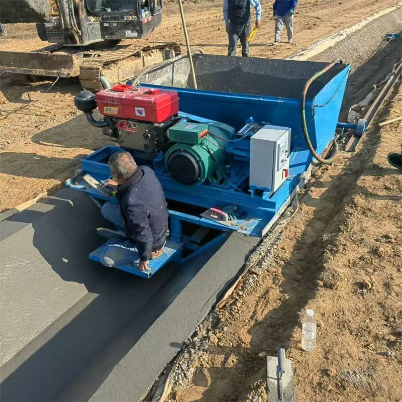 Chinese Factory Price Ditch Forming Machine Trench Forming Machine Automatic Concrete Ditch Making Equipment for Drainage