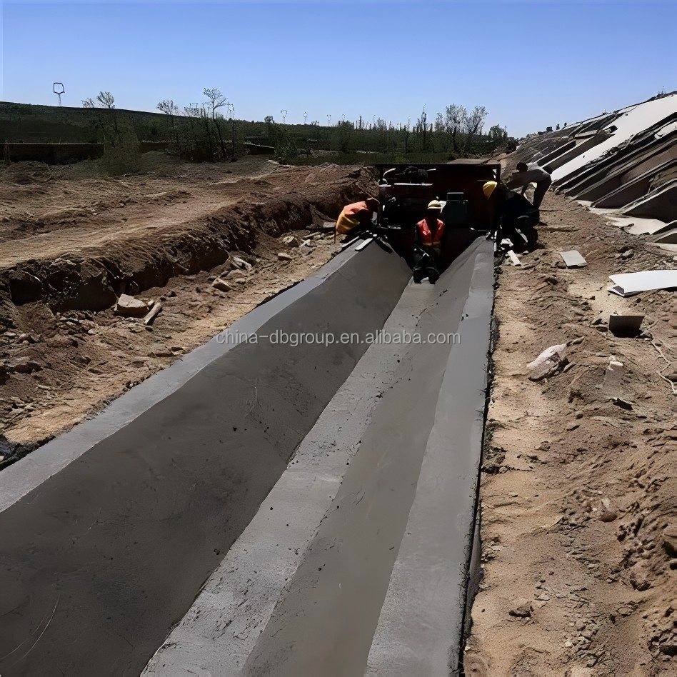Automatic Canal Ditch Forming Machine-Slipform Concrete Ditch Maker for Roadside Drainage&amp;Farm Irrigation