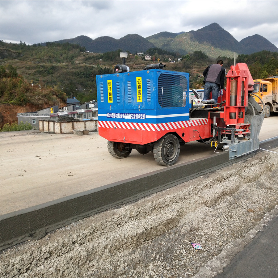 Paving Width 1000mm Concrete Curb Paver Machine Road Asphalt Pavers