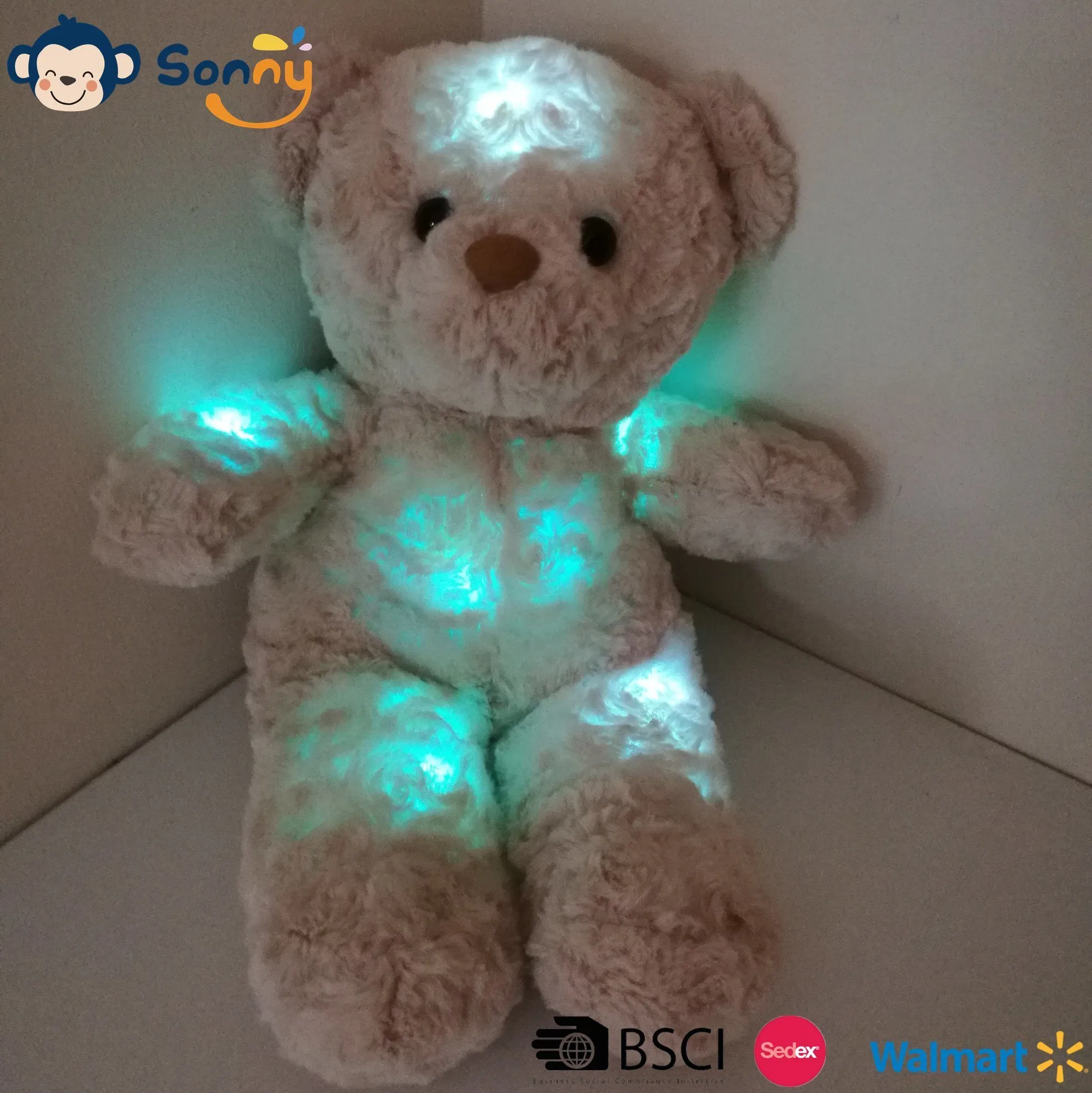 34 دب كبير من الفرو للوقوف مع إضاءة LED للأطفال من شركة Cm Wholesale لجميع الأعمار