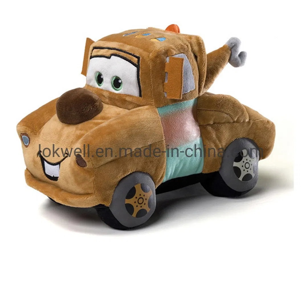 دمية محشوة على شكل سيارة