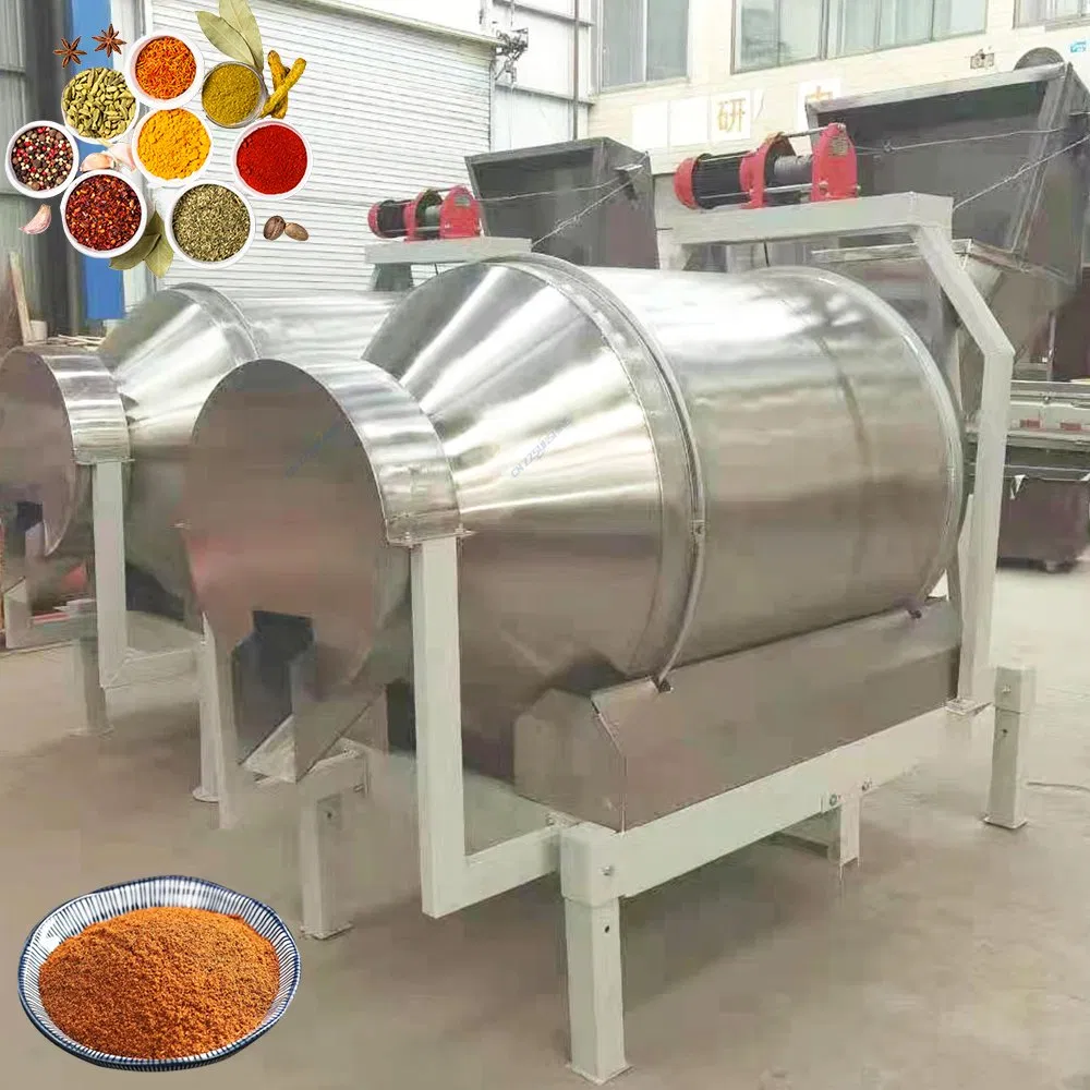 High Efficient Drum Type Seed Coating Machine/Good Performance Ingredient Rotary Mixer/Commercial Use Spiral Roller Agitator Mixing Machine