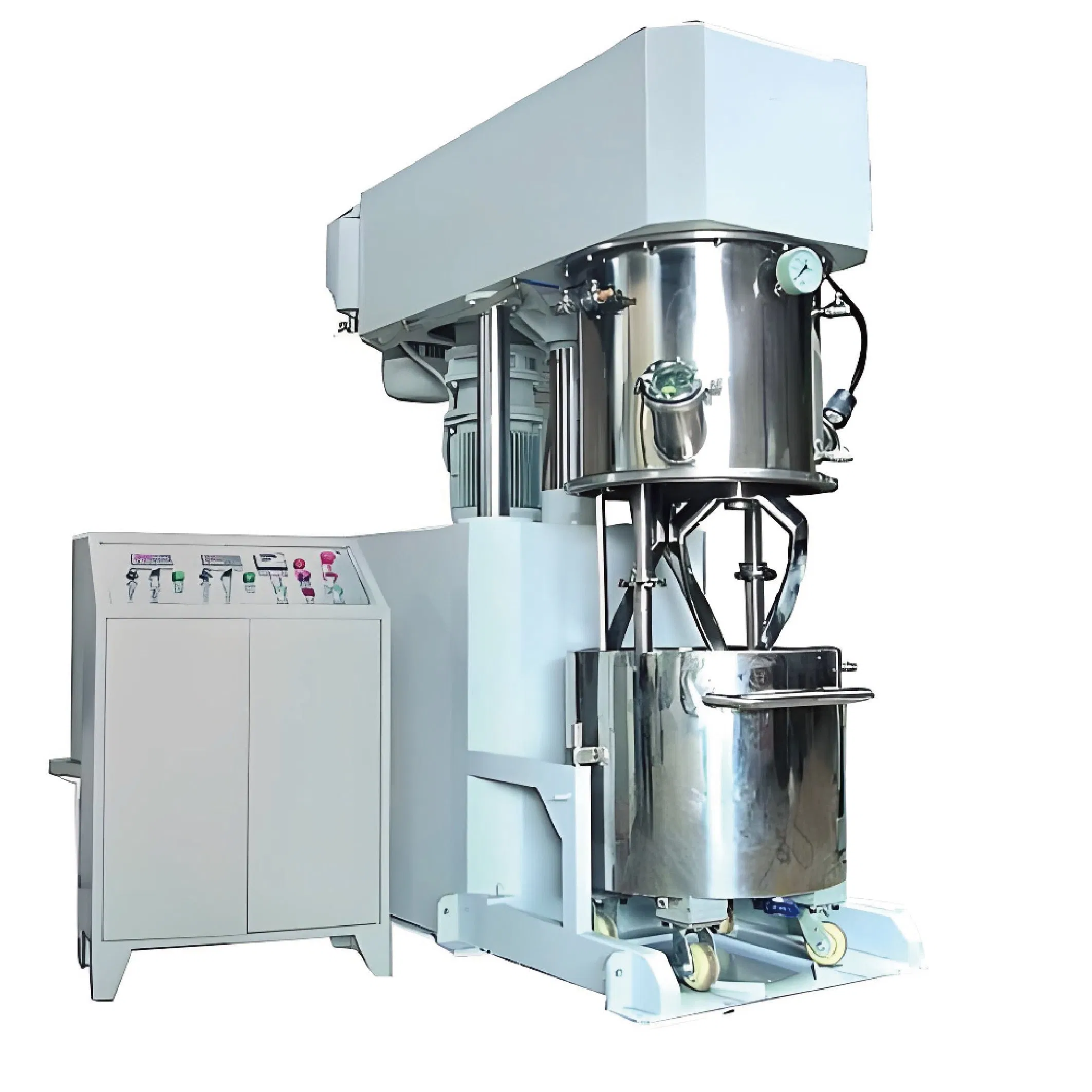 100L Hydraulic Press Lifting Strong Glass Glue Double Planetary Machine Vacuum Mixer