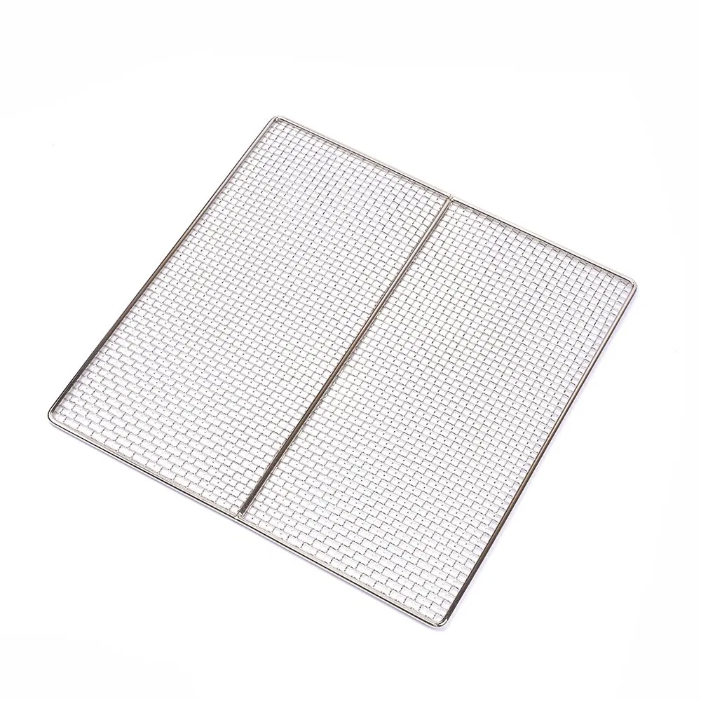 585X585X9.5mm Stainless Steel Bread Pastry Cookie Cooling Rack for Baking