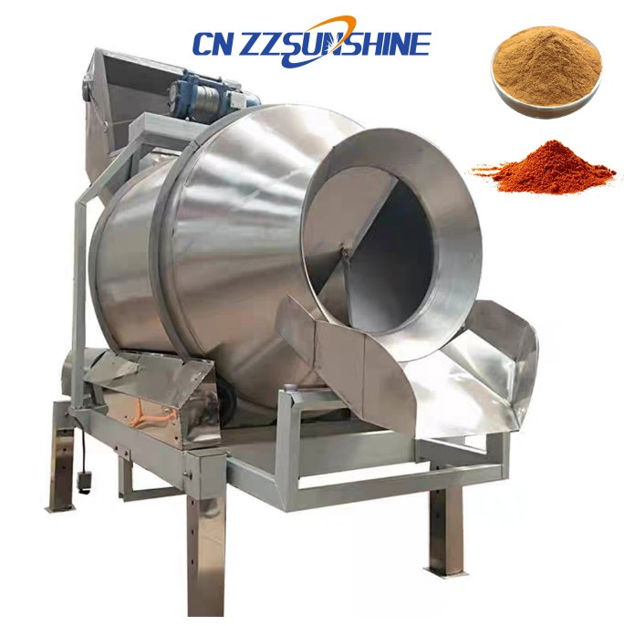 High Efficient Drum Type Seed Coating Machine/Good Performance Ingredient Rotary Mixer/Commercial Use Spiral Roller Agitator Mixing Machine