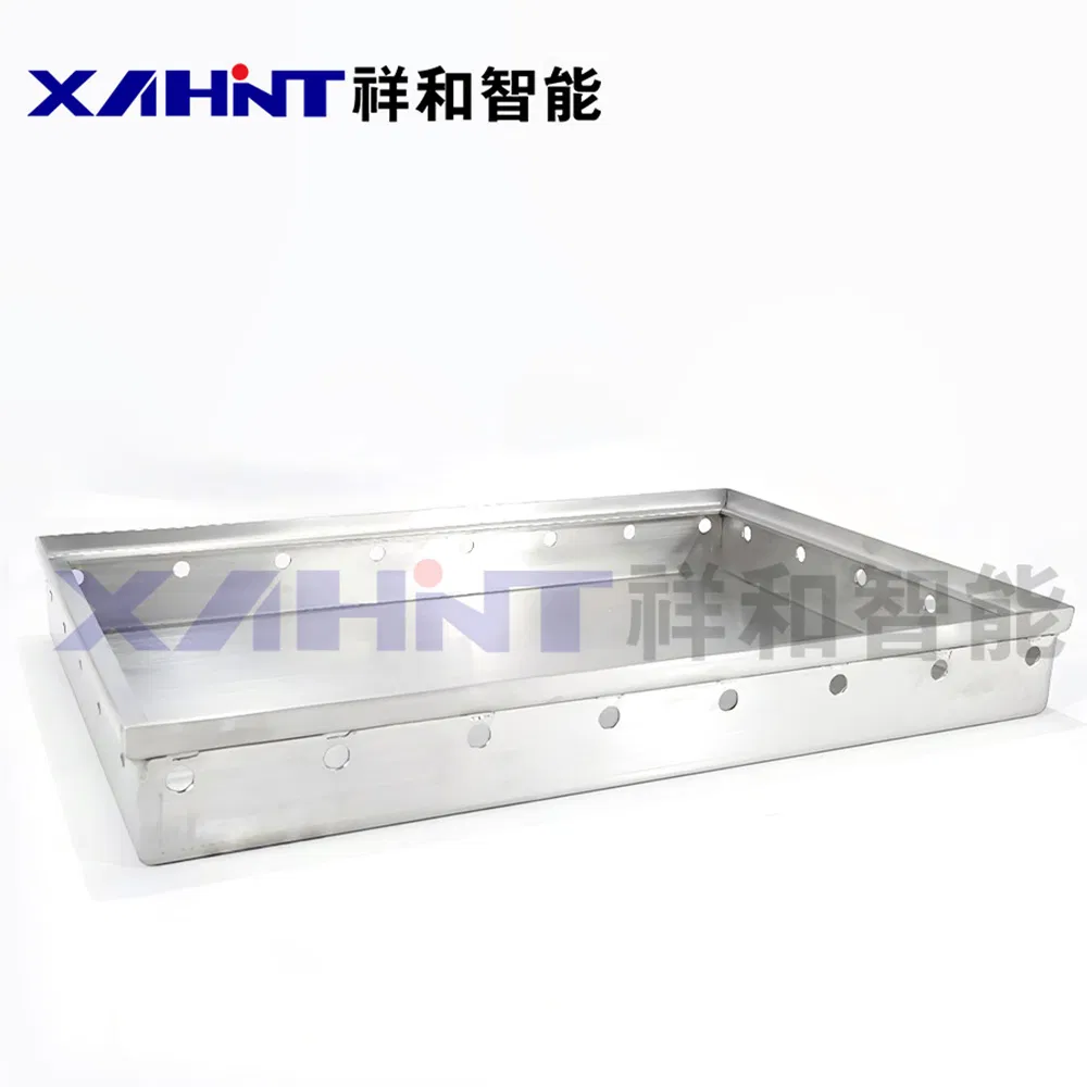 SUS304 Stainless Steel Sheet Metal Fabricated Tray - Food Safe Industrial Baking Tray with Anti-Rust Surface for Commercial Use