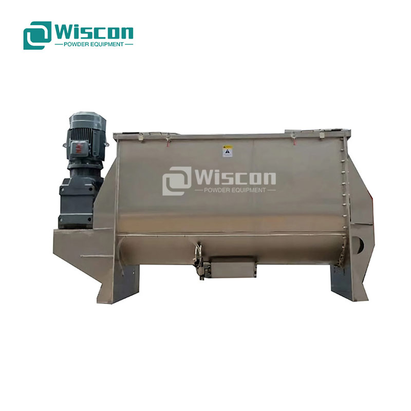 Industrial Chemical Food Dry Powder Horizontal Batch Double Spiral Ribbon Paddle Plough Blender Mixing Mixer in Competitive Price