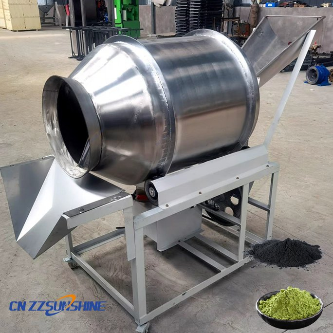 High Efficient Drum Type Seed Coating Machine/Good Performance Ingredient Rotary Mixer/Commercial Use Spiral Roller Agitator Mixing Machine