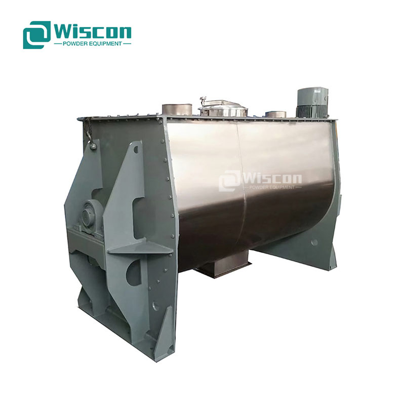 Industrial Chemical Food Dry Powder Horizontal Batch Double Spiral Ribbon Paddle Plough Blender Mixing Mixer in Competitive Price