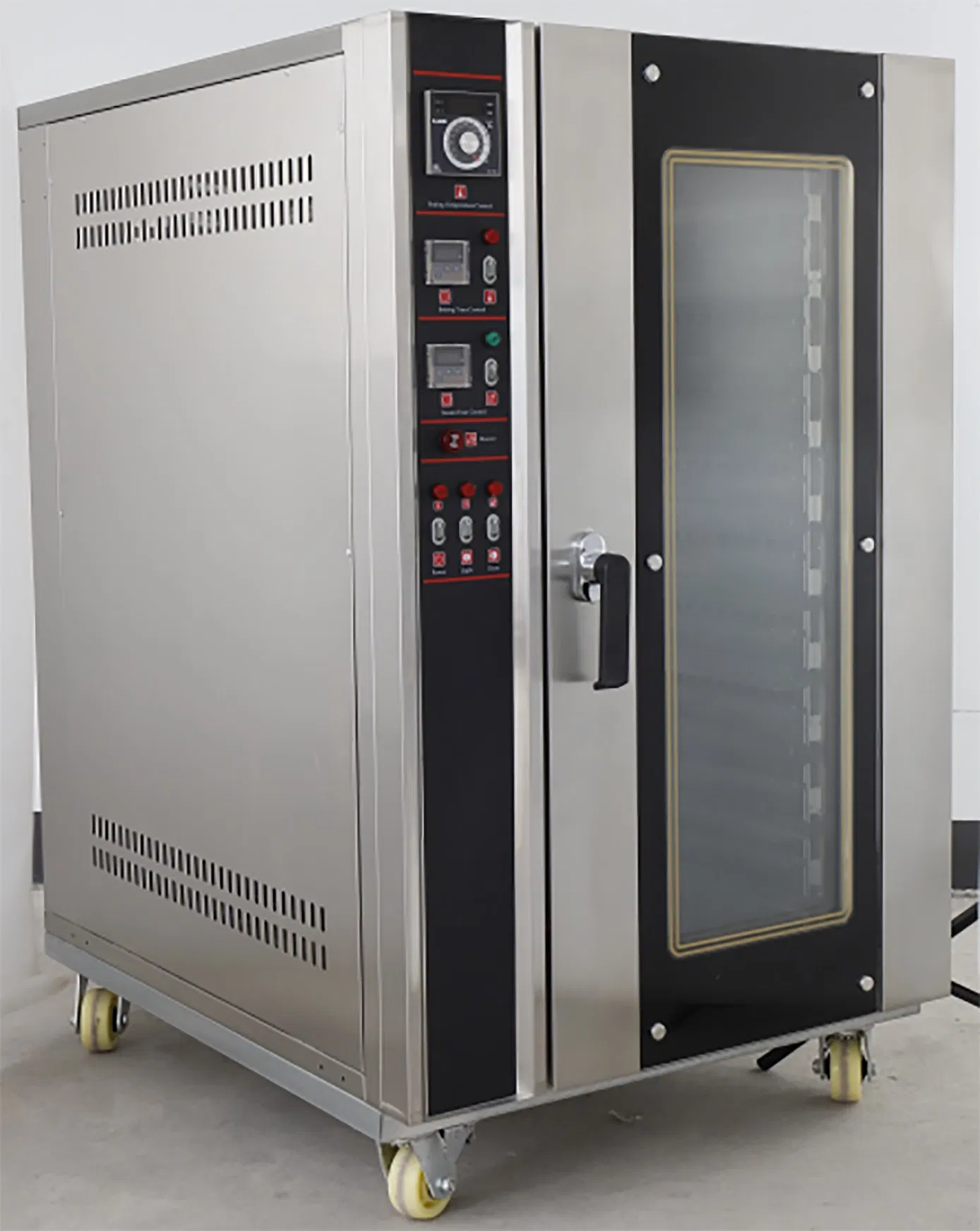 Stainless Steel Heated Air Electric Convection Oven with 10-Tier Racks