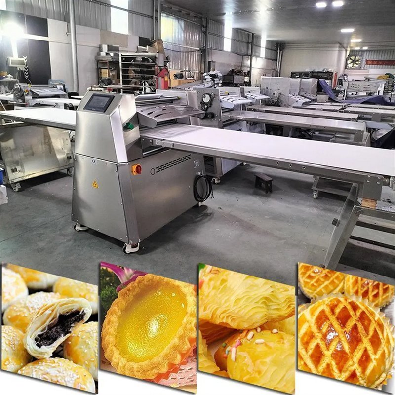Cn-650ad Wholesale All Stainless Steel Commercial Floor Type Electric Automatic Pizza Bakery Dough Sheeter for Bakery Kitchen Equipment Machine