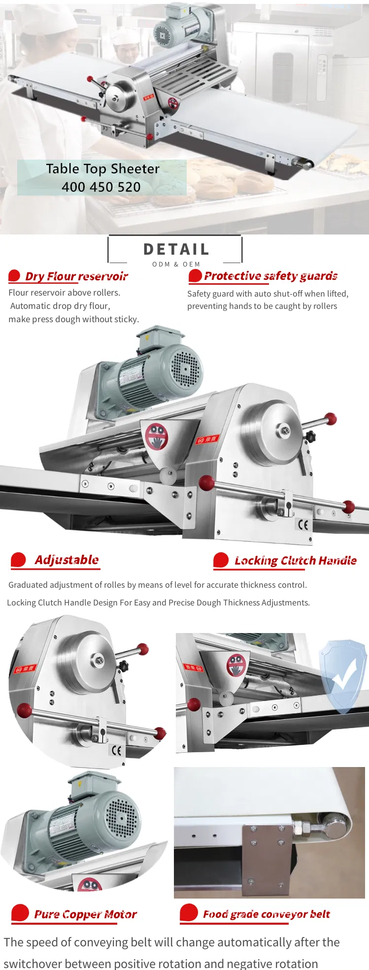 Table Top Dough Sheeter