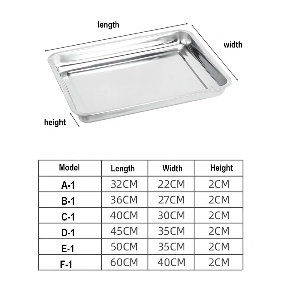 Customizable Stainless Steel Sheet Pan Rack Set Baking Cooling Rack Oven Tray Thick Wire Oil Drain Mesh