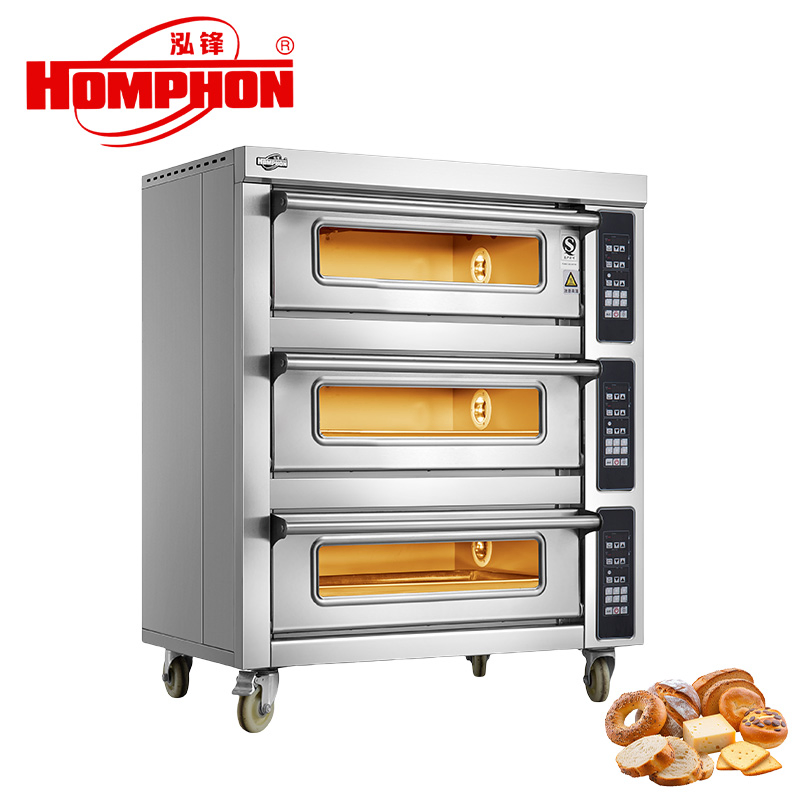 3 Deck 3 Trays Bakery Oven Price Pizza Used Cake Comercial Bread Ovens Bakery Machine a Gas Natural Gaz and Electric in Tunisia