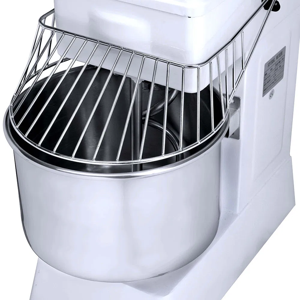 Wholesale Price Food Machine Bread Bakery Equipment Flour Mixer 8kg 15kg 20kg 40kg 20L 30L 40L 50L 60L 80L 100L Optional Commercial Spiral Dough Mixer