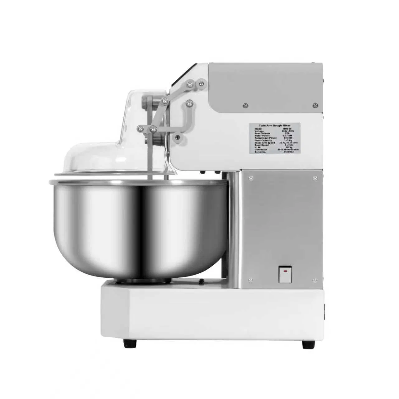 Commercial Premium Quality Factory Price Twin Arm Spiral Dough Mixer