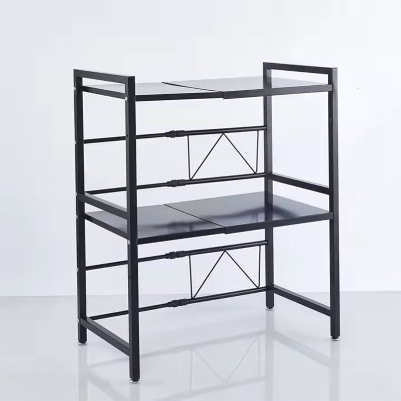 New Style Home Stainless Steel Guangdong Heavy Duty Metal Kitchen Storage Shelf Cup Storage Cooling Wall Easy Assemble Microwave Oven Rack