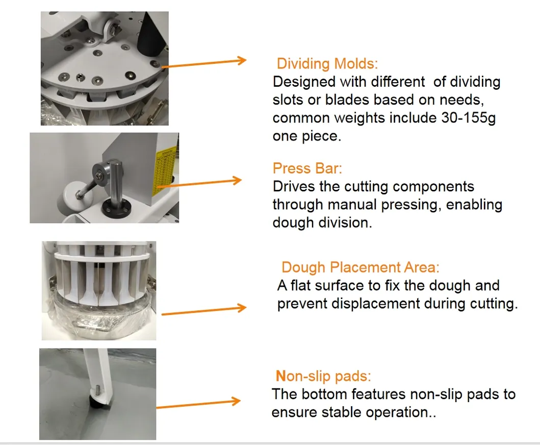 Manual Dough Divider Structure