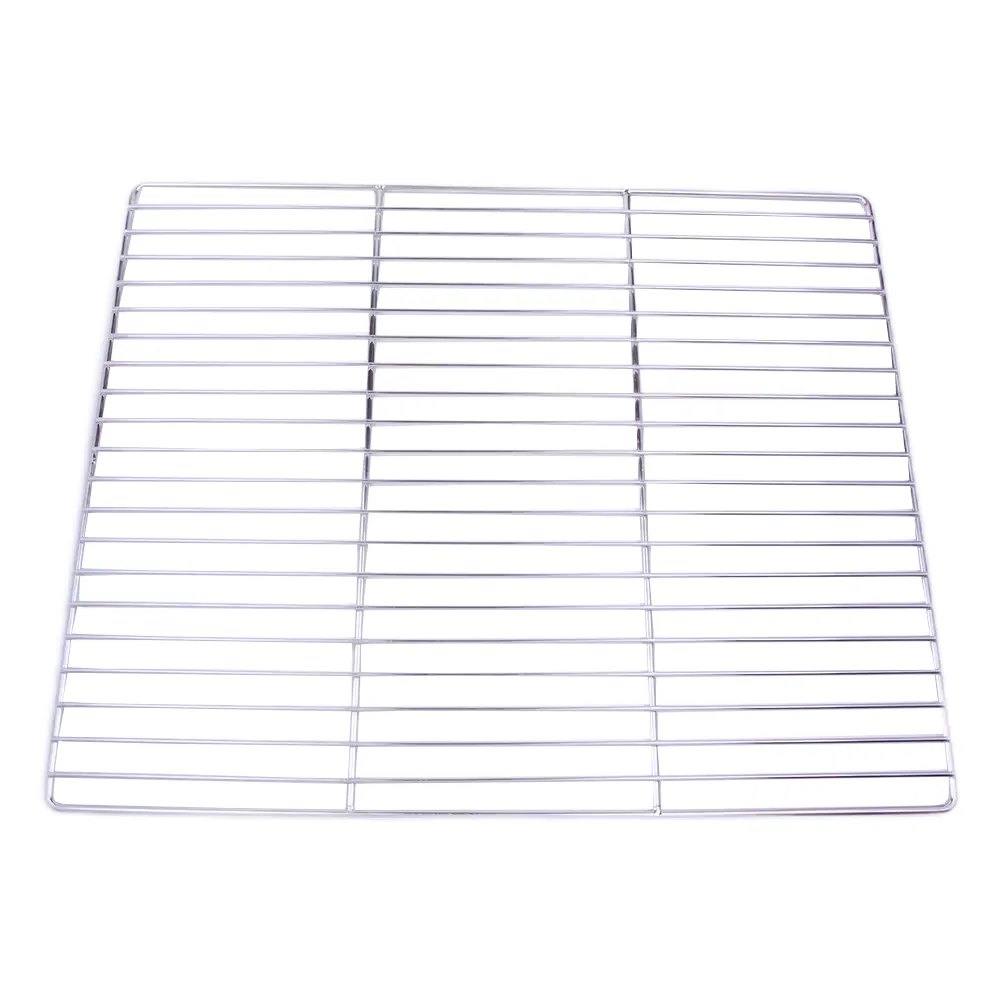 4-Foot Stainless Steel Cooling Rack - Compact Bread Drying Grid for Bakeries