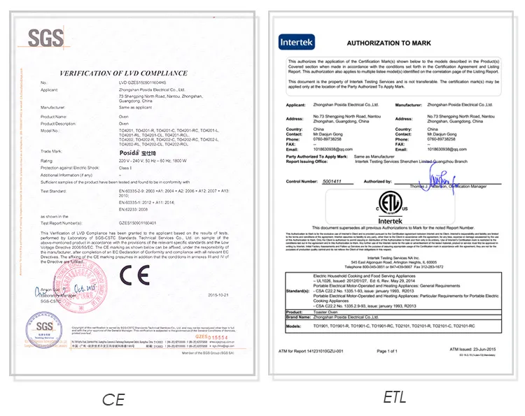Certifications Display
