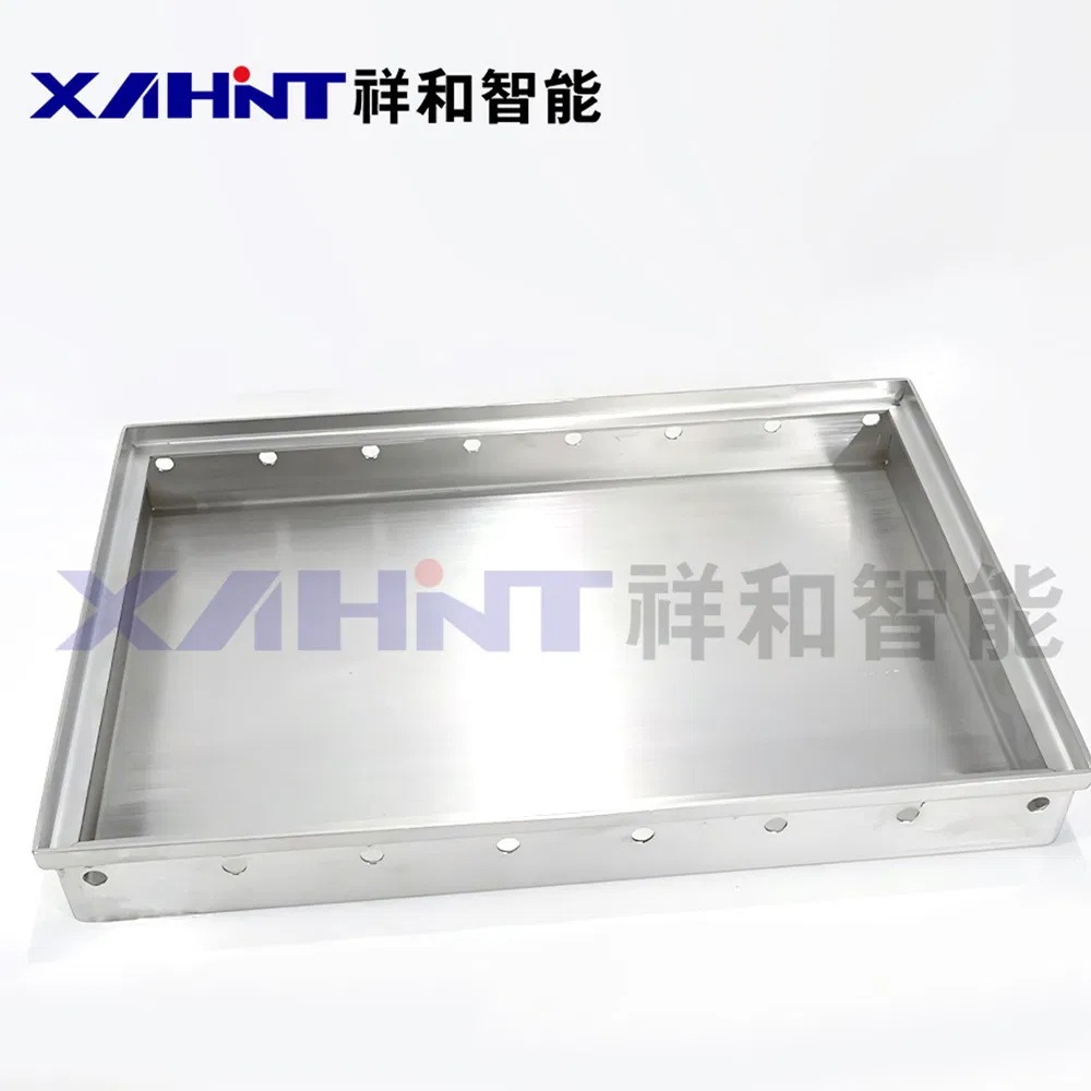 SUS304 Stainless Steel Sheet Metal Fabricated Tray - Food Safe Industrial Baking Tray with Anti-Rust Surface for Commercial Use