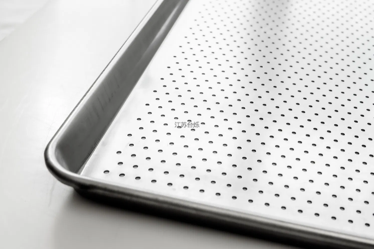 Stainless Steel Flat Baking Sheet Pan Commercial Bakery Production Perforation Baking Tray