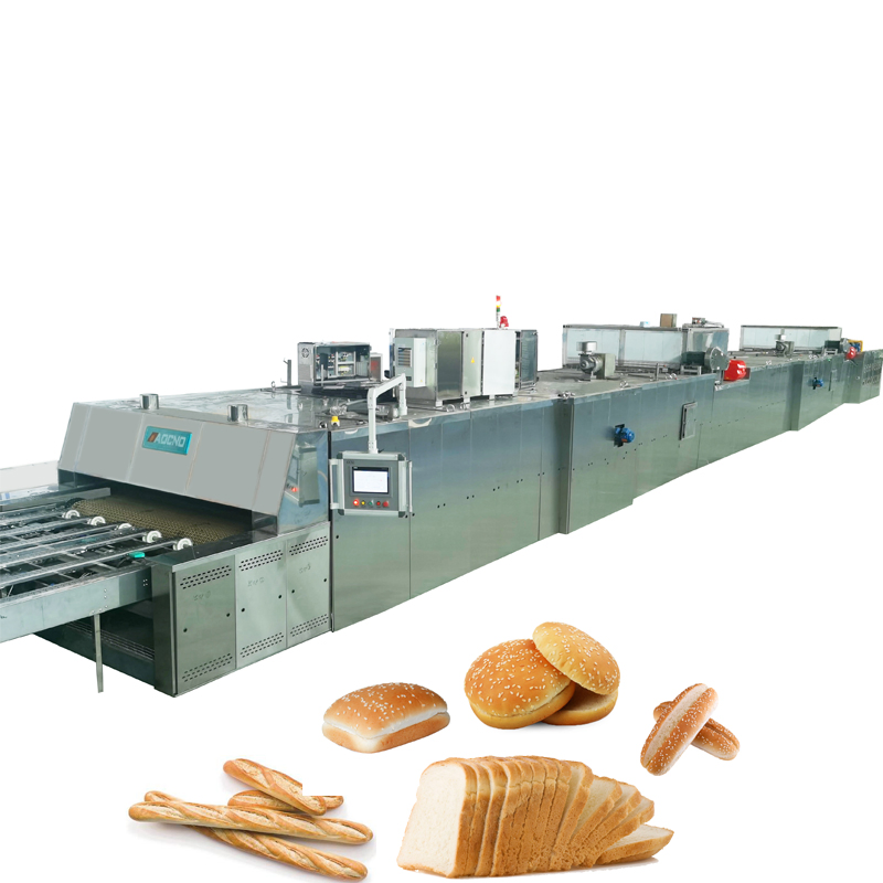Industrial Gas Cake Pizza Burger Bun Toast Baguette Sandwich Bun Bread Conveyor Belt Tunnel Oven Manufacturer
