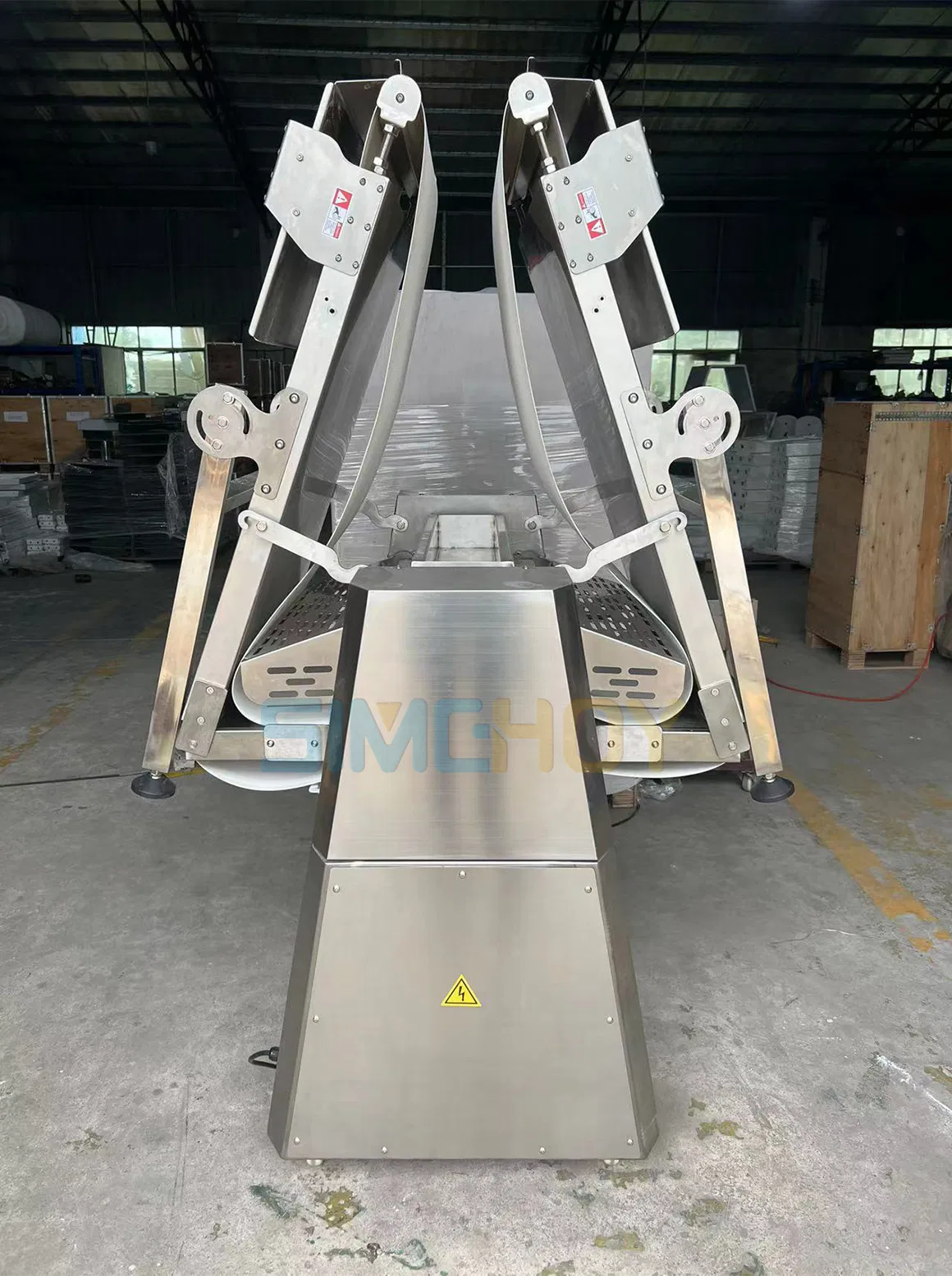 Automatic Reversible Pizza Croissant Pastry Dough Sheeter Machine Laminadora Roller Sheeter