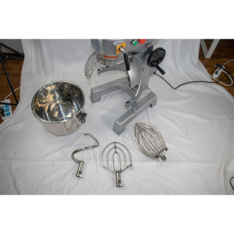 Double Planetary Mixer machine with Protective Commercial Baking Equipmen B20 Multi-Functional Stand Mixer and Food Mixer for Whipping and Mixing Spiral Mixers