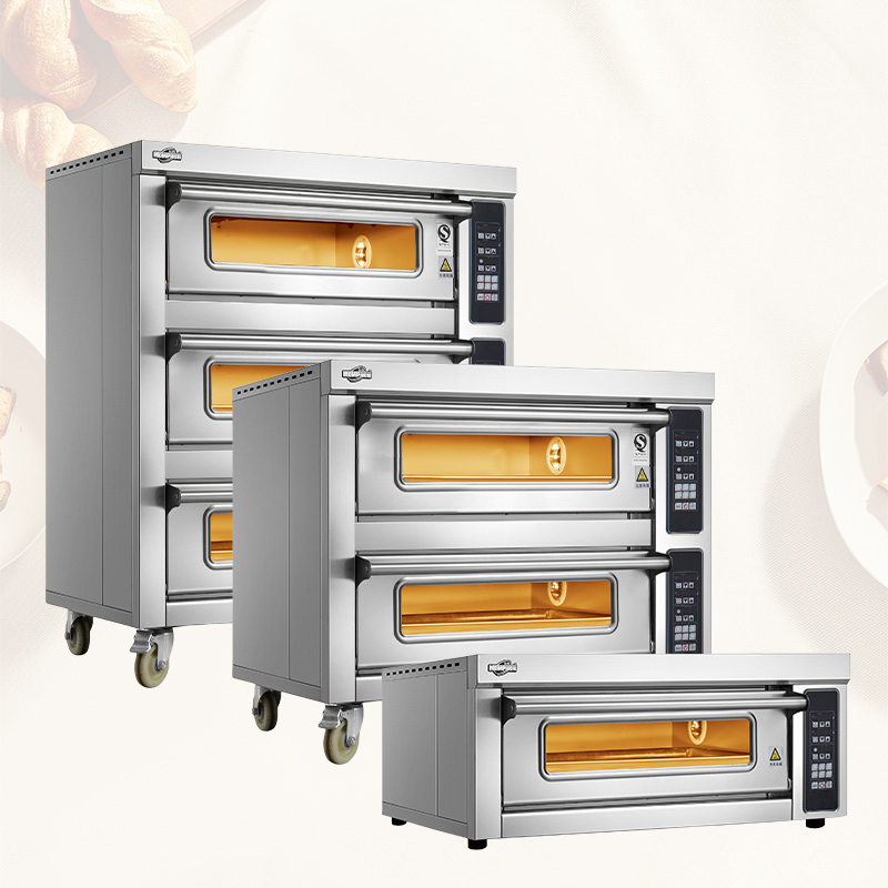 3 Deck 3 Trays Bakery Oven Price Pizza Used Cake Comercial Bread Ovens Bakery Machine a Gas Natural Gaz and Electric in Tunisia