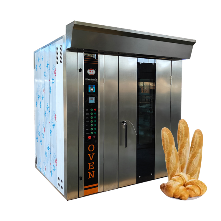Industrial Rotary Oven for Bakery Bread Baking Commercial Stainless Steel Rack Oven