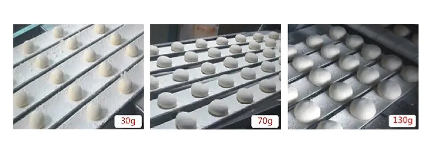 5 Row Automatic Continuous Dough Divider Rounder