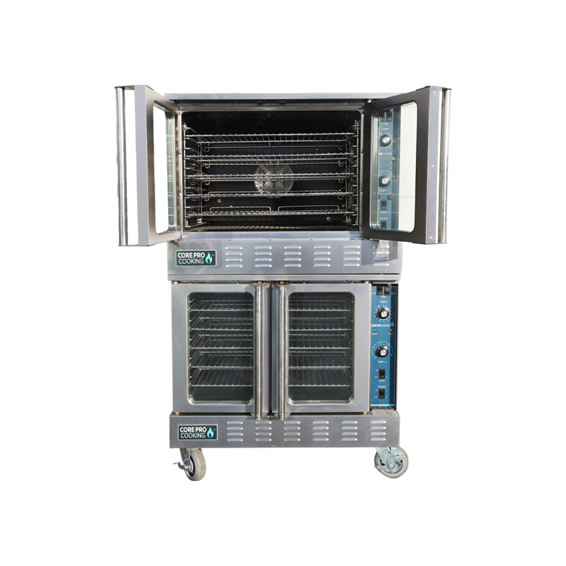 Convention Oven 1/2/3/4/6/9/12/16 Trays Quality Industrial Gas and Electric Rotary Rack Oven for Pizza