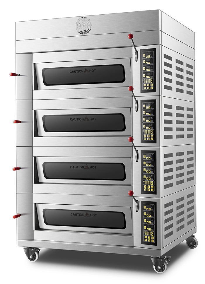 Bakestar Electric Bread Mooncake Tray Cake Luxrious Deck Oven with Steam