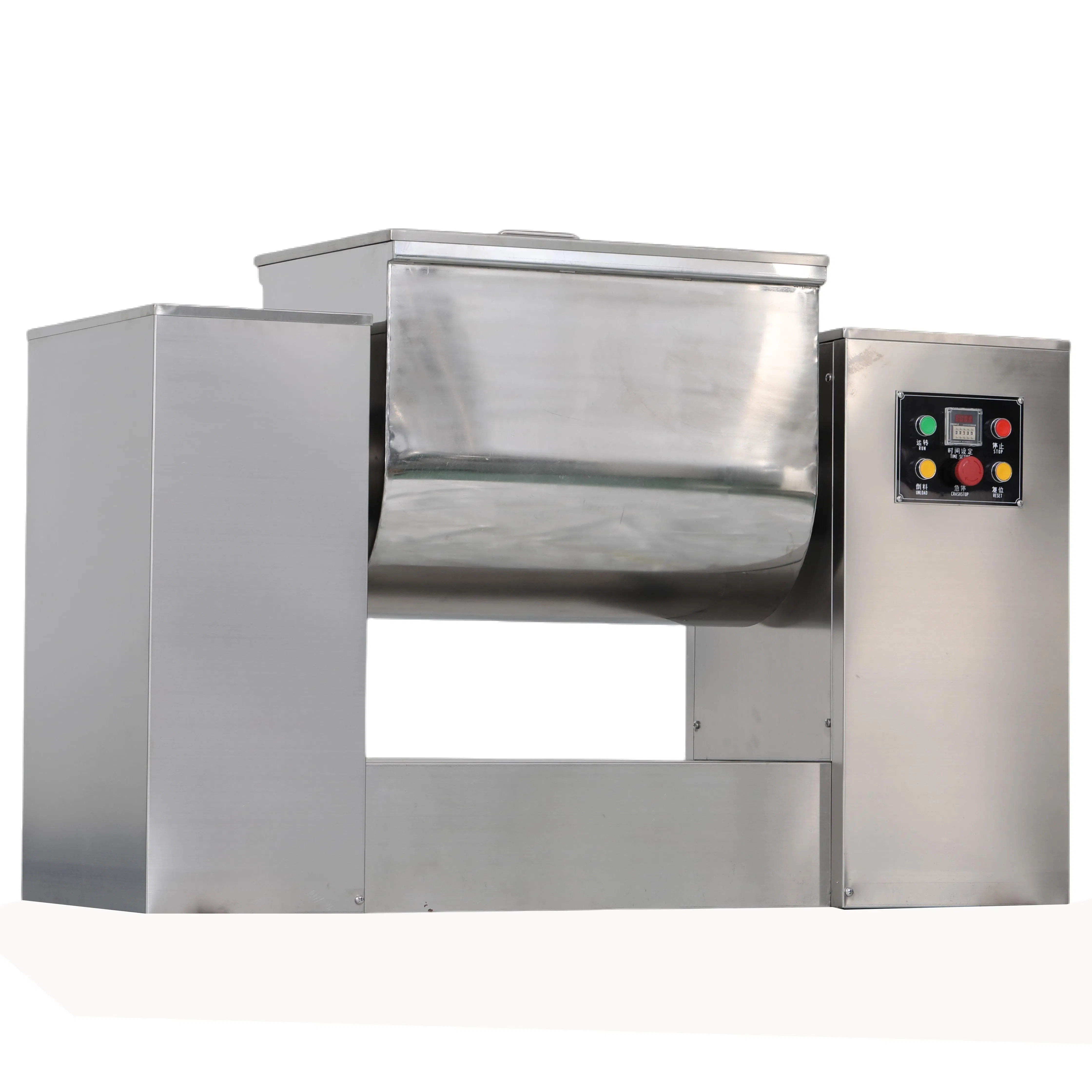 CH100 Flour Herb Chemical Particle Powder Blender Automatic Spiral Dough Chute Mixer