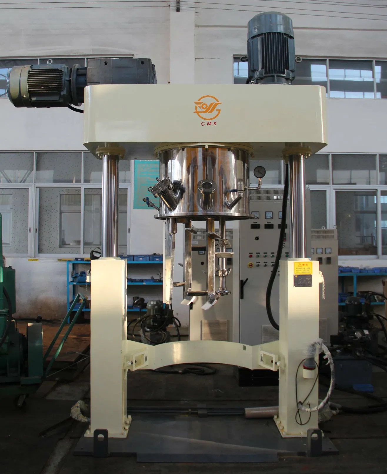 Silicone Sealant, Ms, PU Sealant Mixer Gantry Type Double Planetary Mixer with Disperser