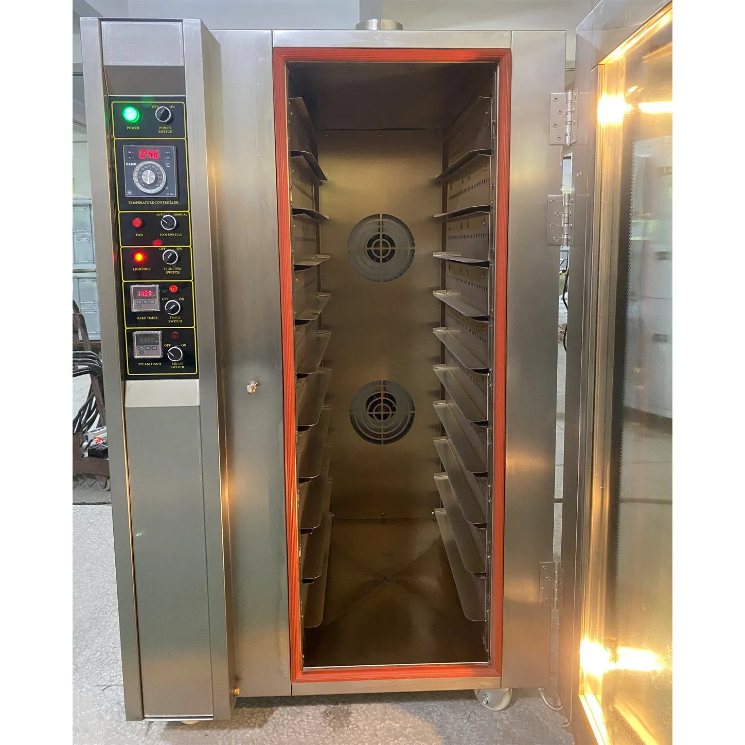 Versatile Convection Baking Bread Bakery Machine Gas Oven for Food, Cookie and Pastry with 10 Trays